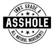 Asshole (T-shirt)- Black